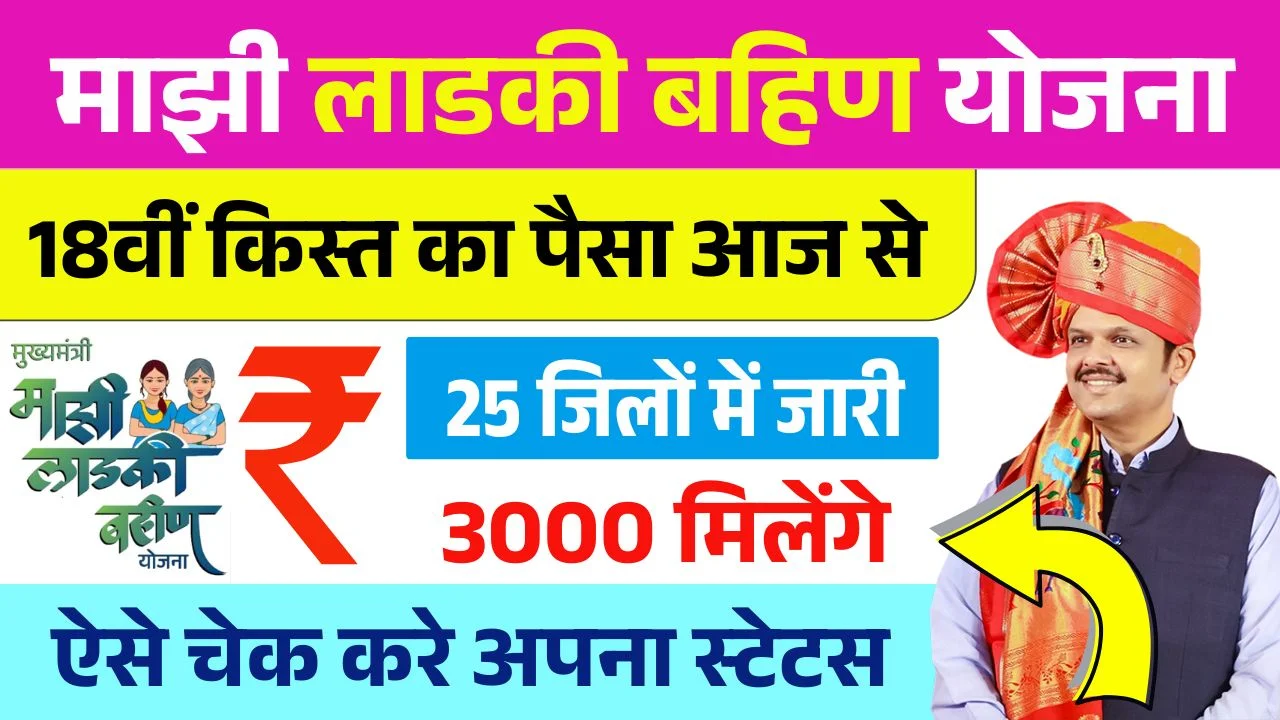 Ladki Bahin Yojana 18th Installment Out
