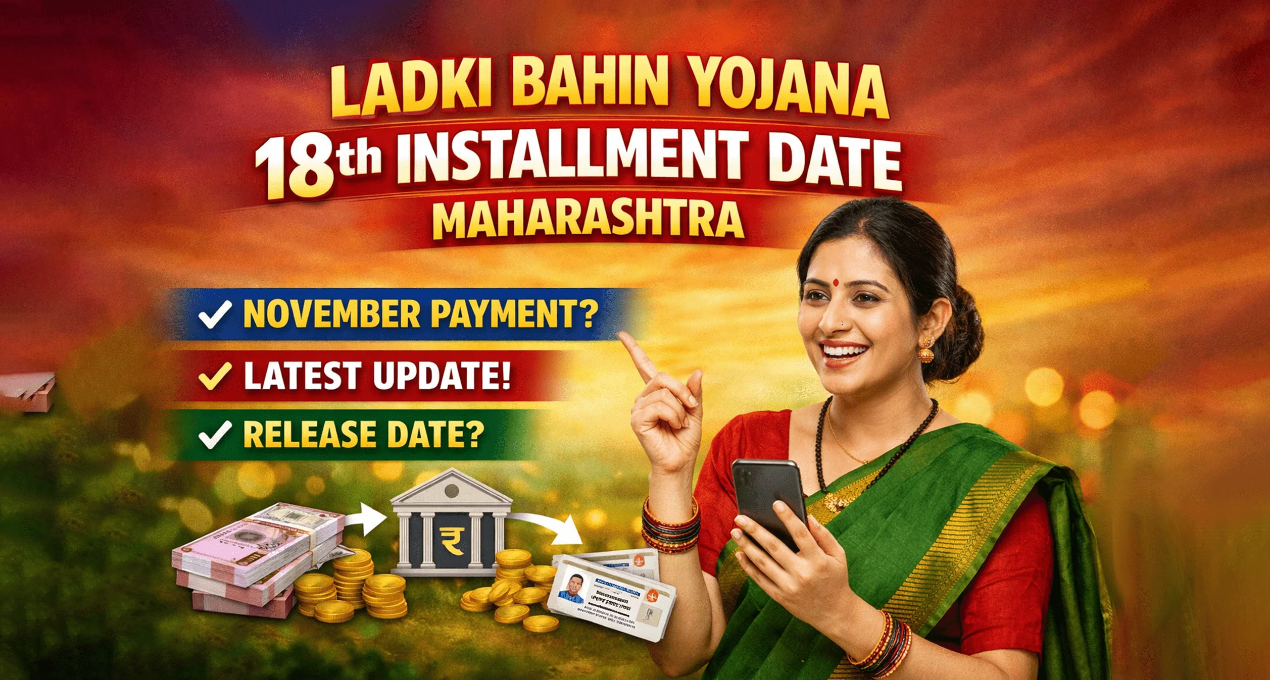 Ladki Bahin Yojana 18th Installment Update ₹3,000 Released for Women Across 25 Districts